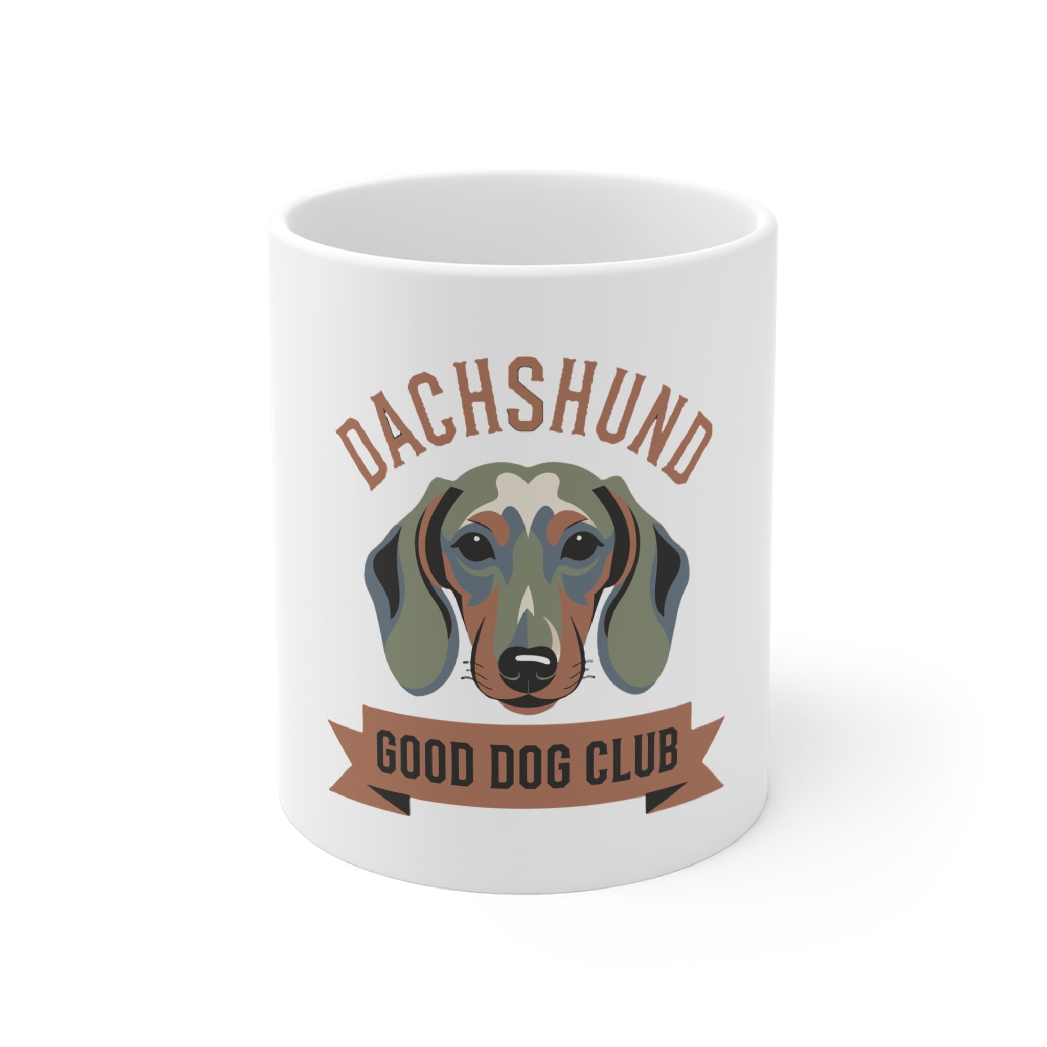 Dachshund Good Dog Club Mug – 11oz Cute Wiener Dog Coffee Cup