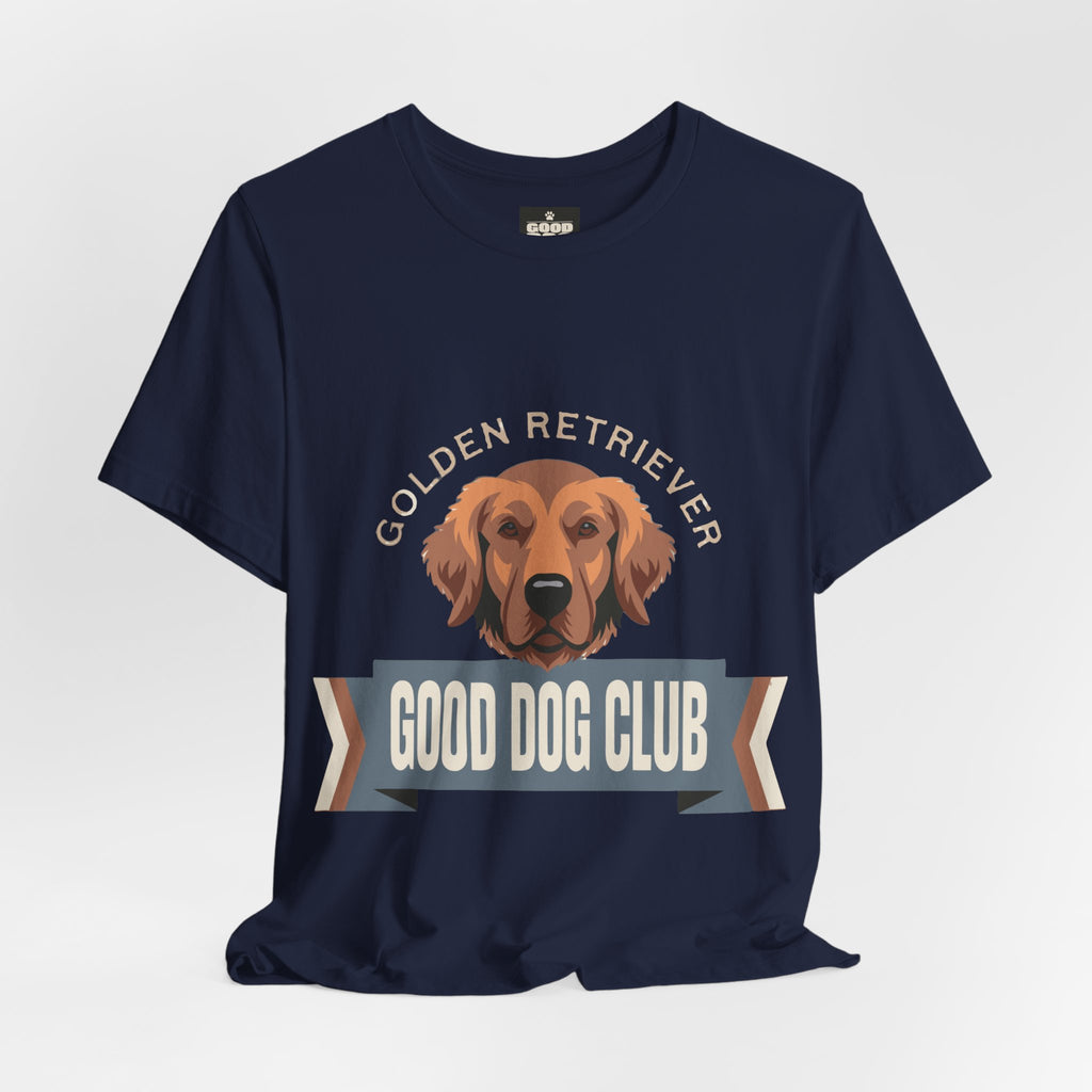 Golden Retriever 'Good Dog Club' T-Shirt — Dog Lover Graphic Tee