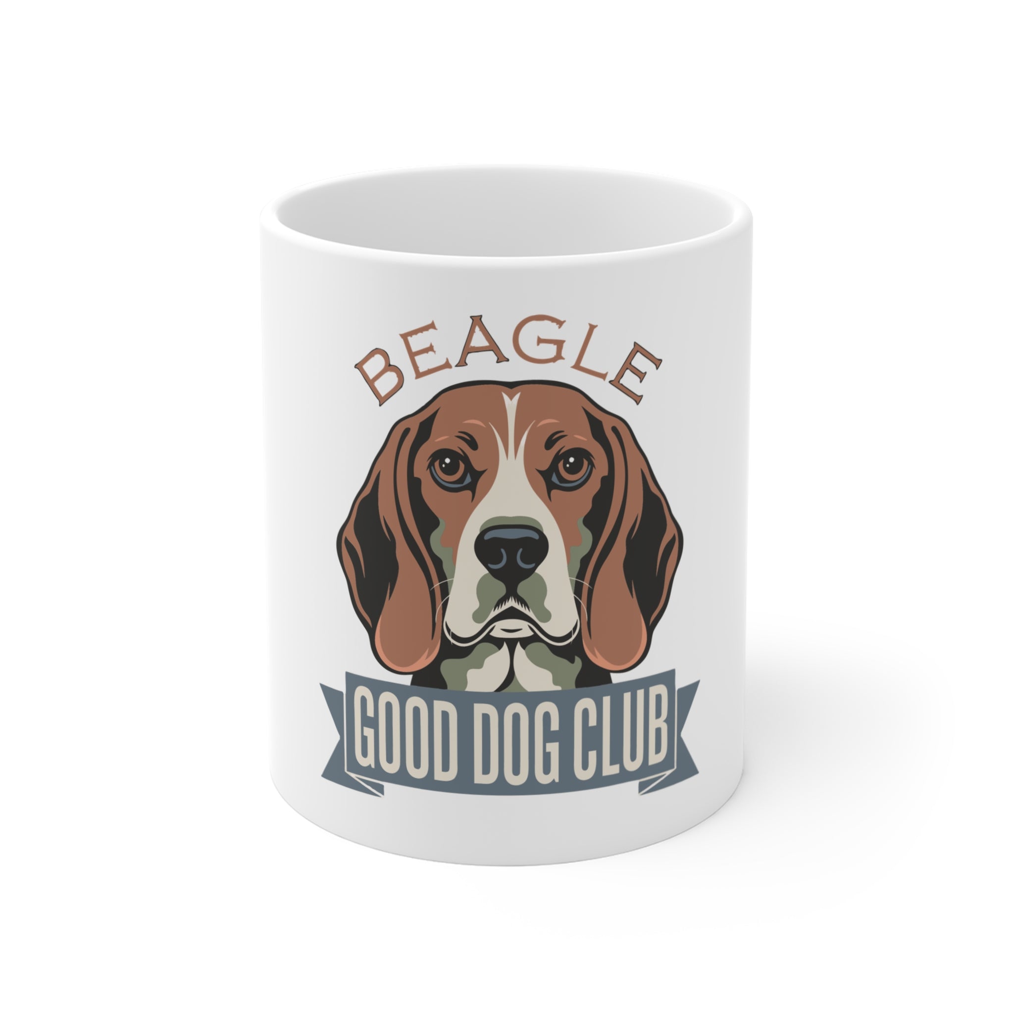 Beagle Good Dog Club Mug — 11oz Ceramic Coffee Cup for Beagle Lovers