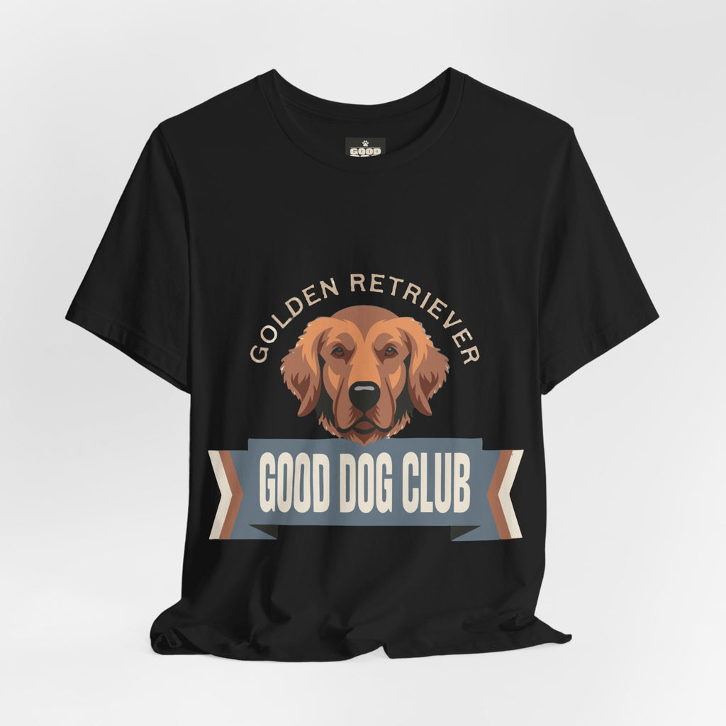 Golden Retriever 'Good Dog Club' T-Shirt — Dog Lover Graphic Tee