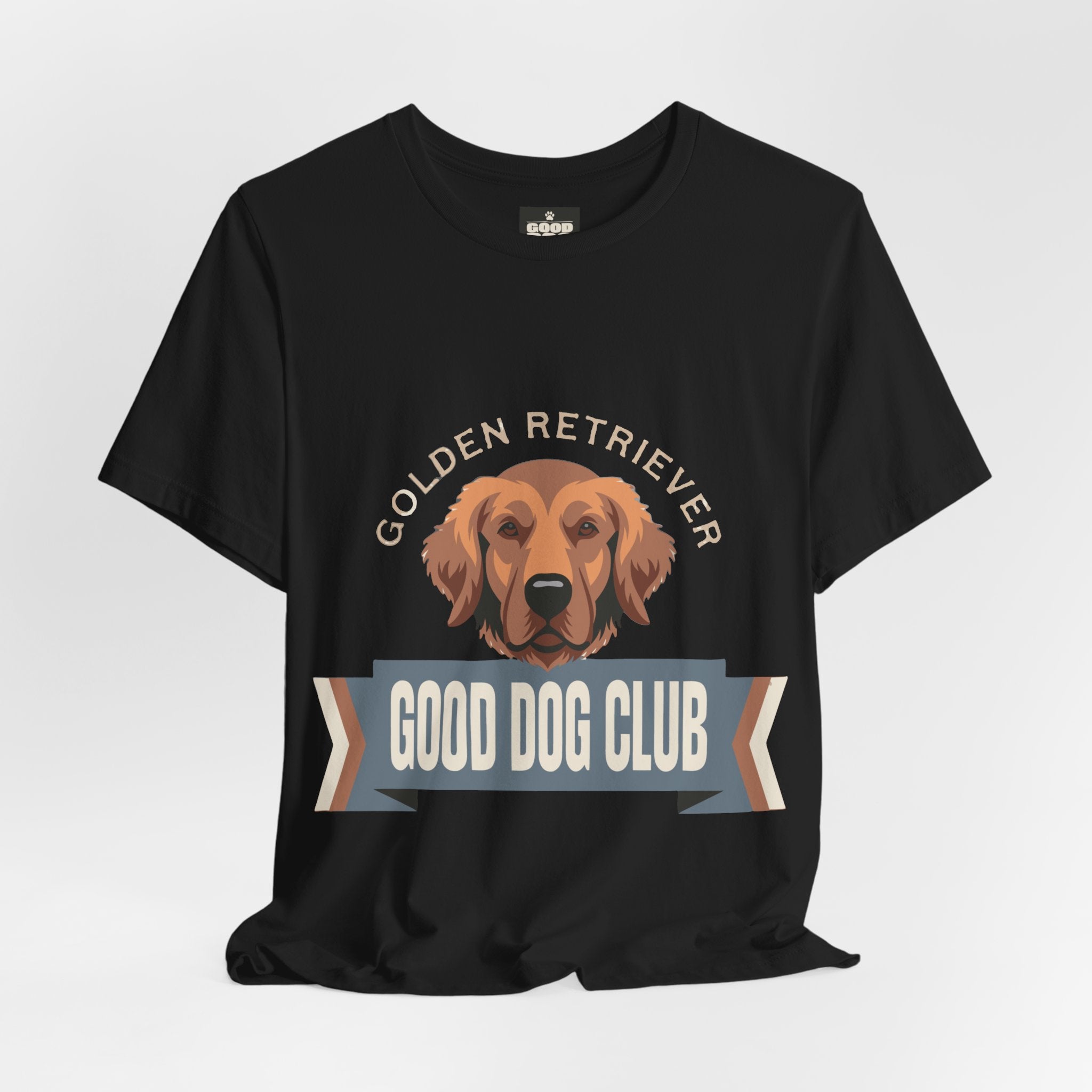 Golden Retriever 'Good Dog Club' T-Shirt — Dog Lover Graphic Tee