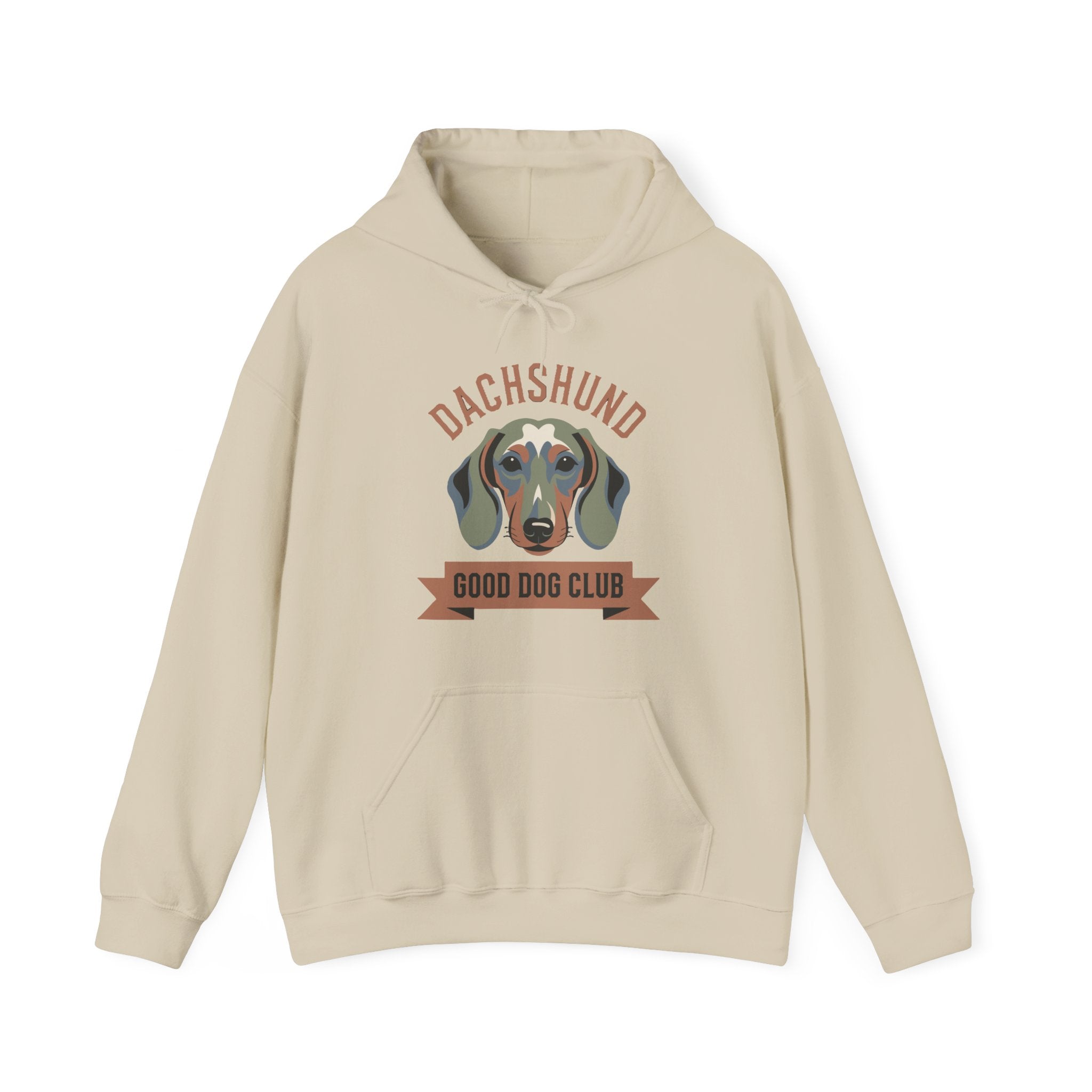 Dachshund 'Good Dog Club' Hoodie — Cute Retro Sausage Dog Sweatshirt