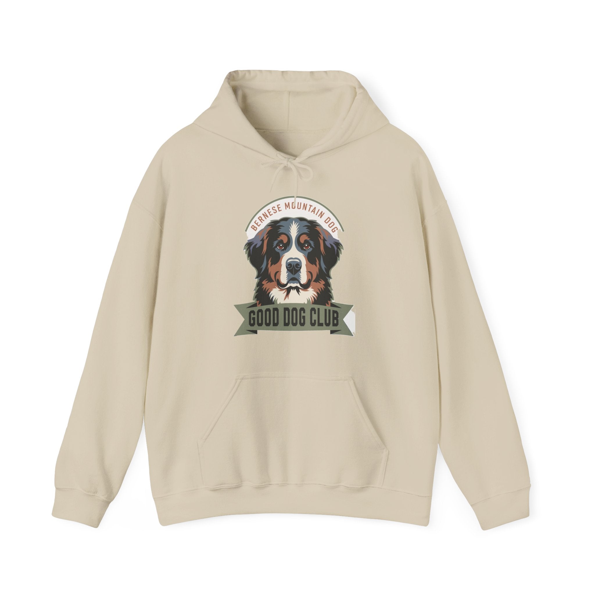 Bernese Mountain Dog 'Good Dog Club' Hoodie - Dog Lover Crewneck