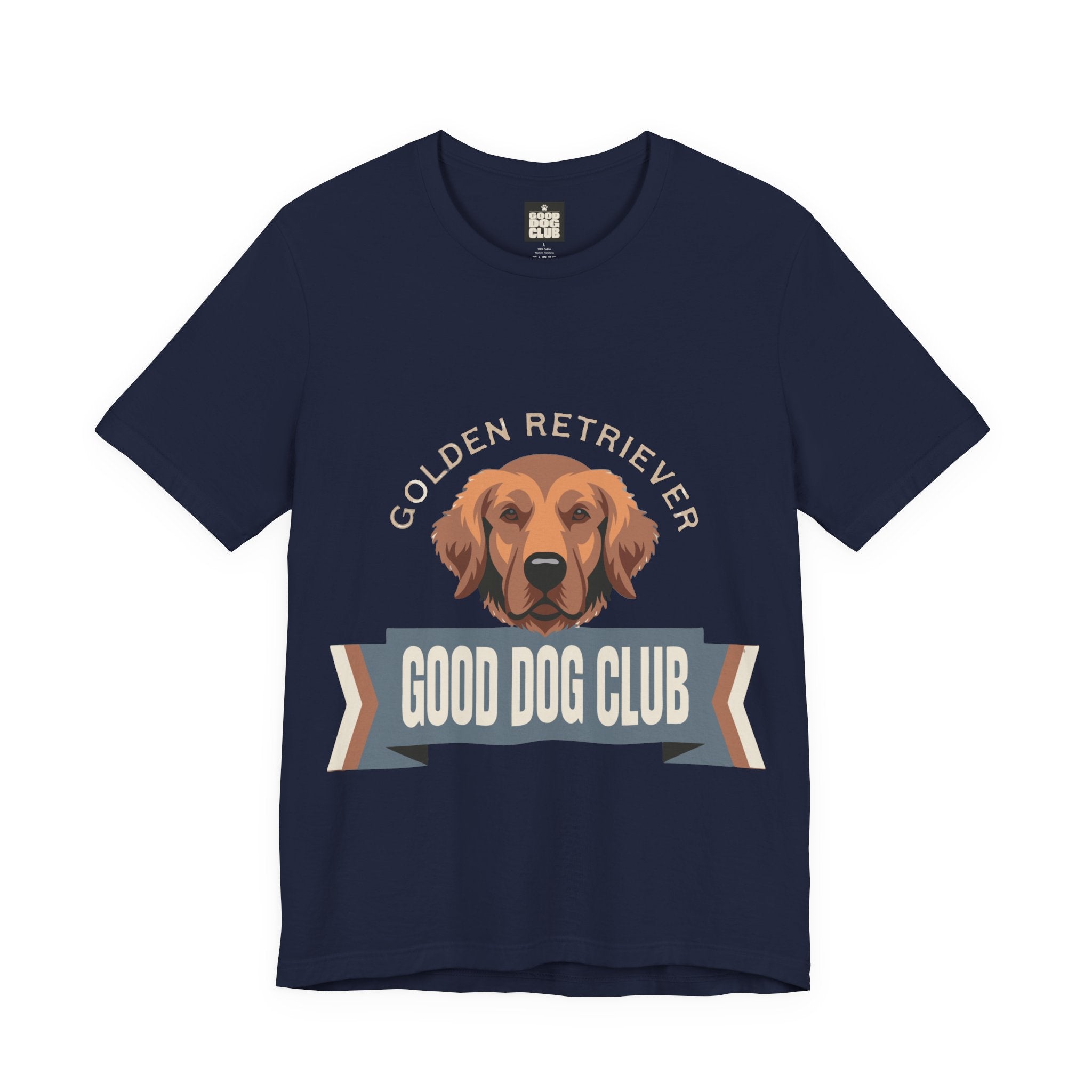 Golden Retriever 'Good Dog Club' T-Shirt — Dog Lover Graphic Tee