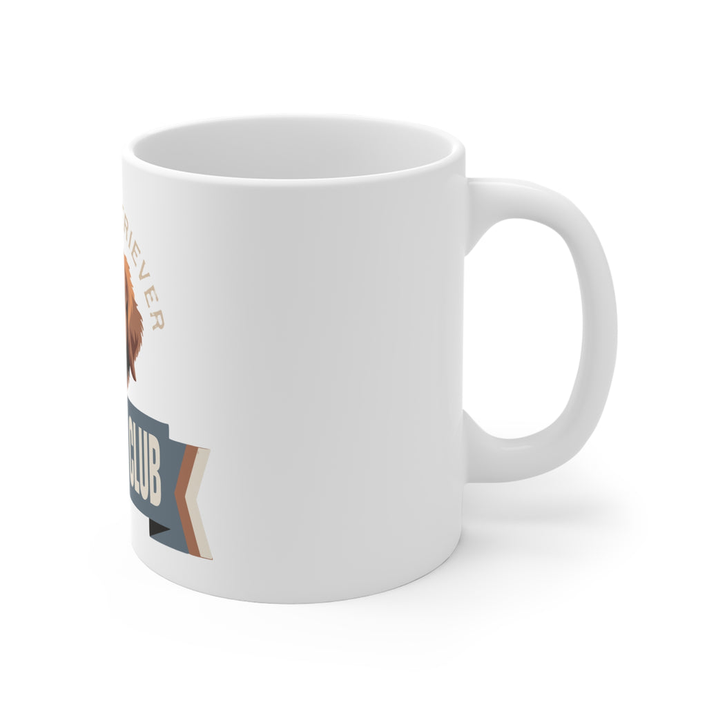 Good Dog Club Golden Retriever Mug — 11oz Coffee Cup for Dog Lovers