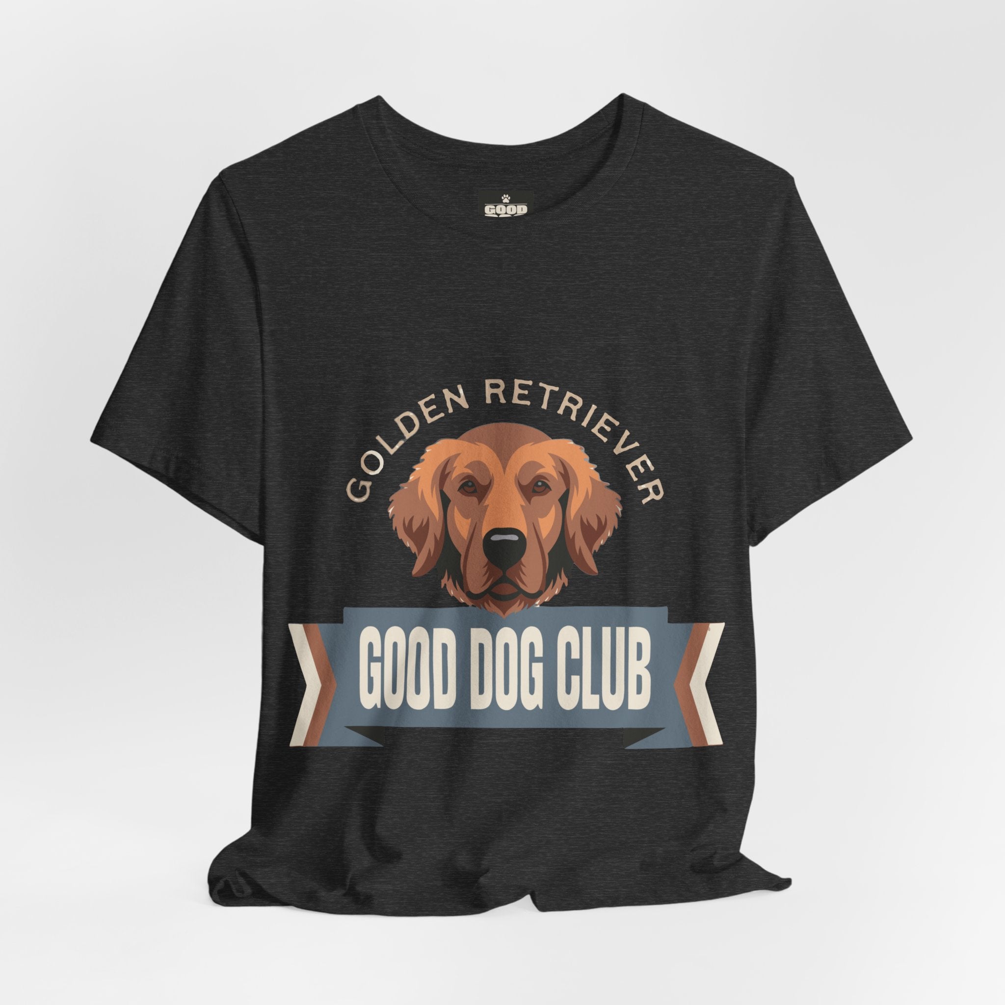 Golden Retriever 'Good Dog Club' T-Shirt — Dog Lover Graphic Tee