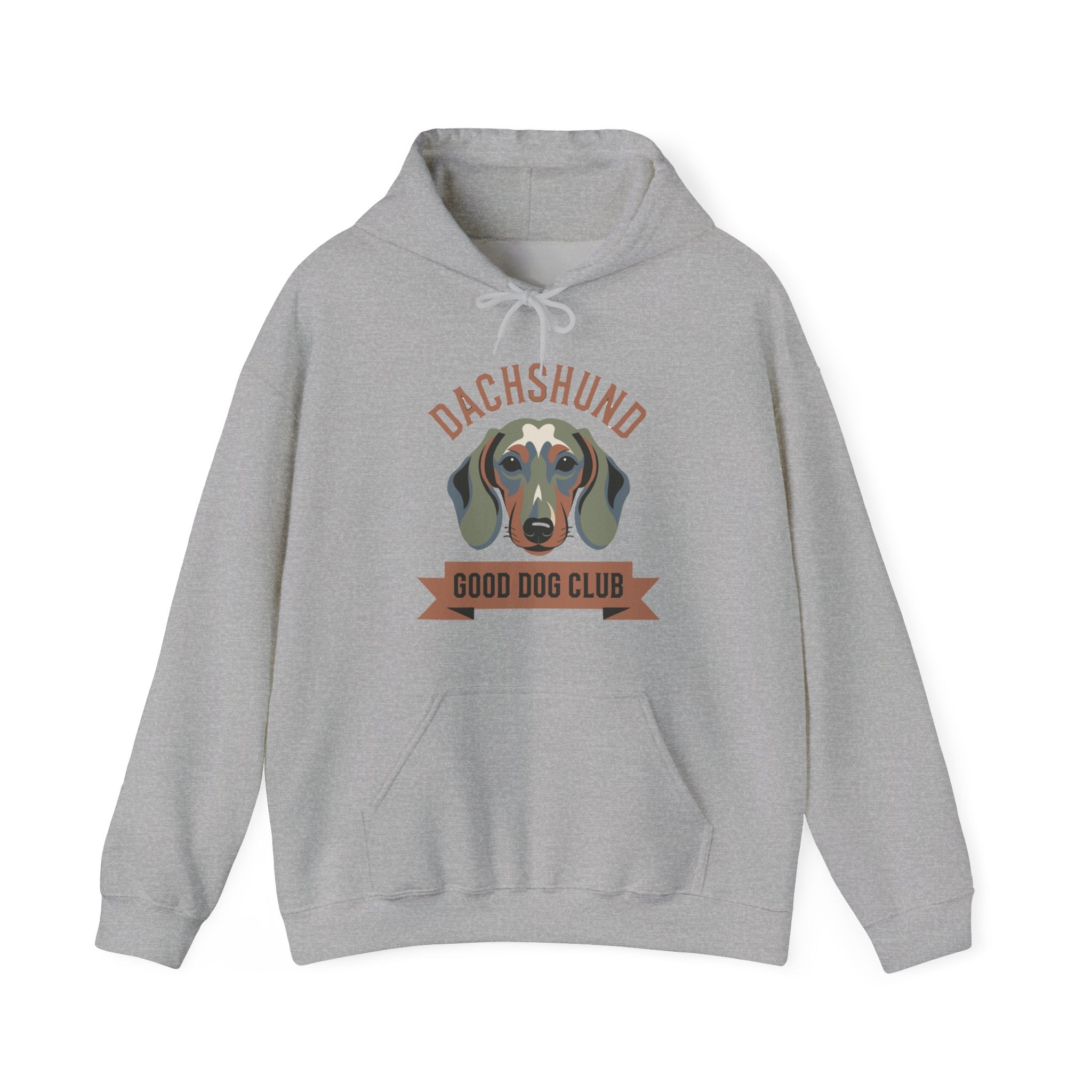 Dachshund 'Good Dog Club' Hoodie — Cute Retro Sausage Dog Sweatshirt
