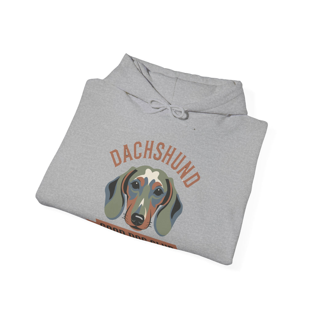 Dachshund 'Good Dog Club' Hoodie — Cute Retro Sausage Dog Sweatshirt
