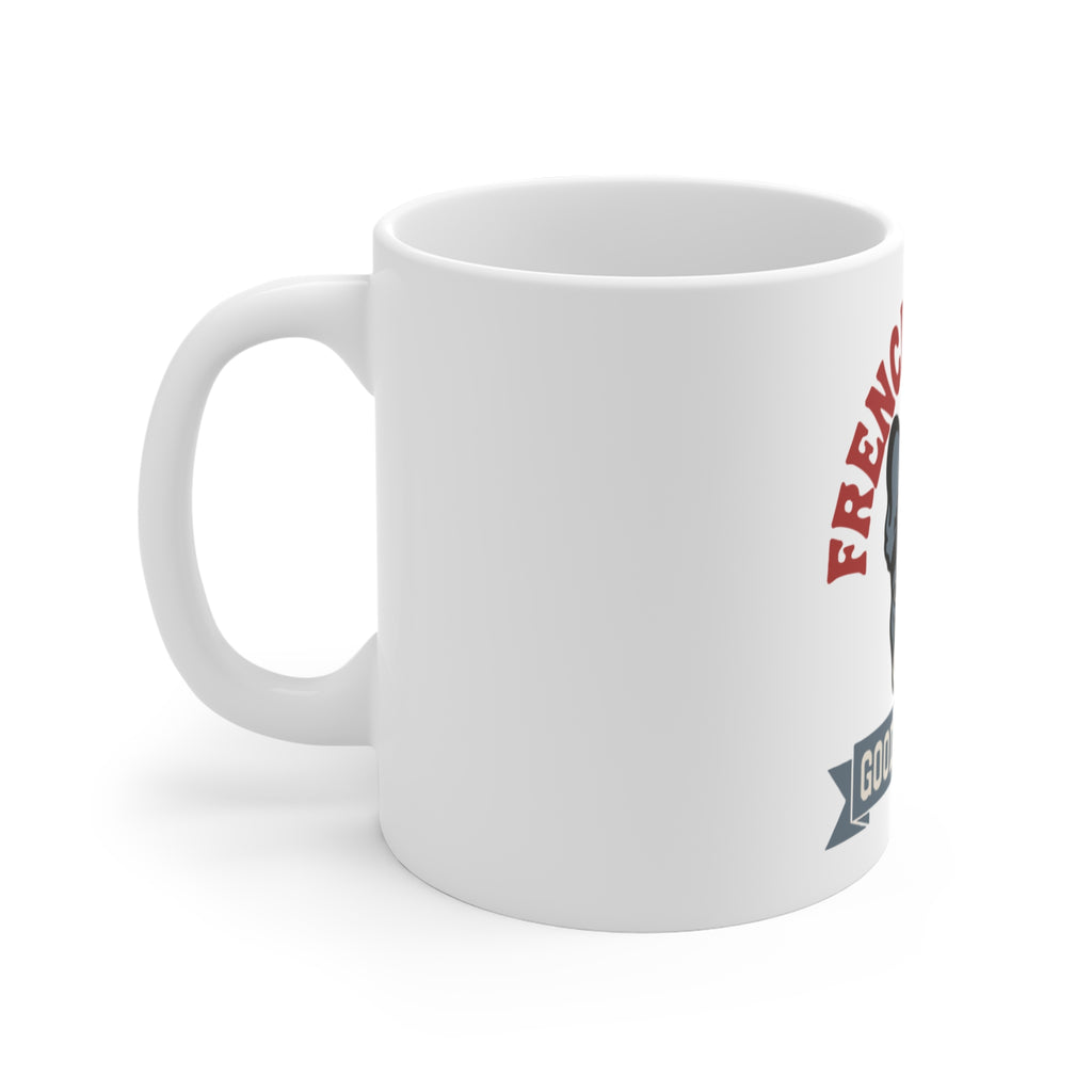 French Bulldog Good Dog Club Mug — 11oz Cute Pet Coffee Cup for Dog Lovers