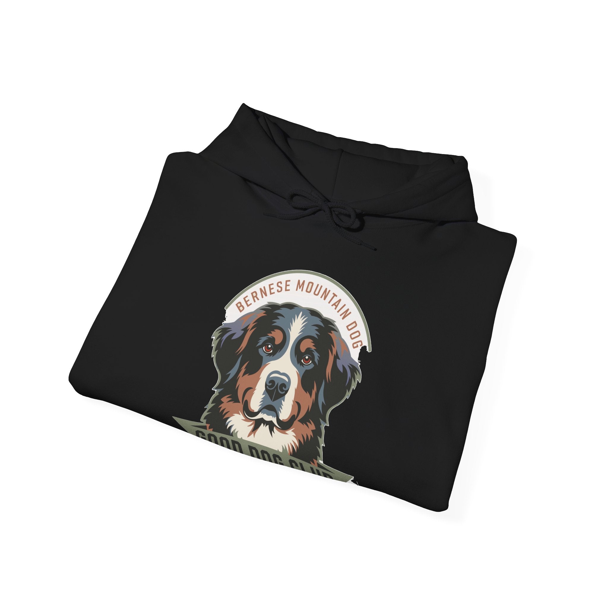 Bernese Mountain Dog 'Good Dog Club' Hoodie - Dog Lover Crewneck