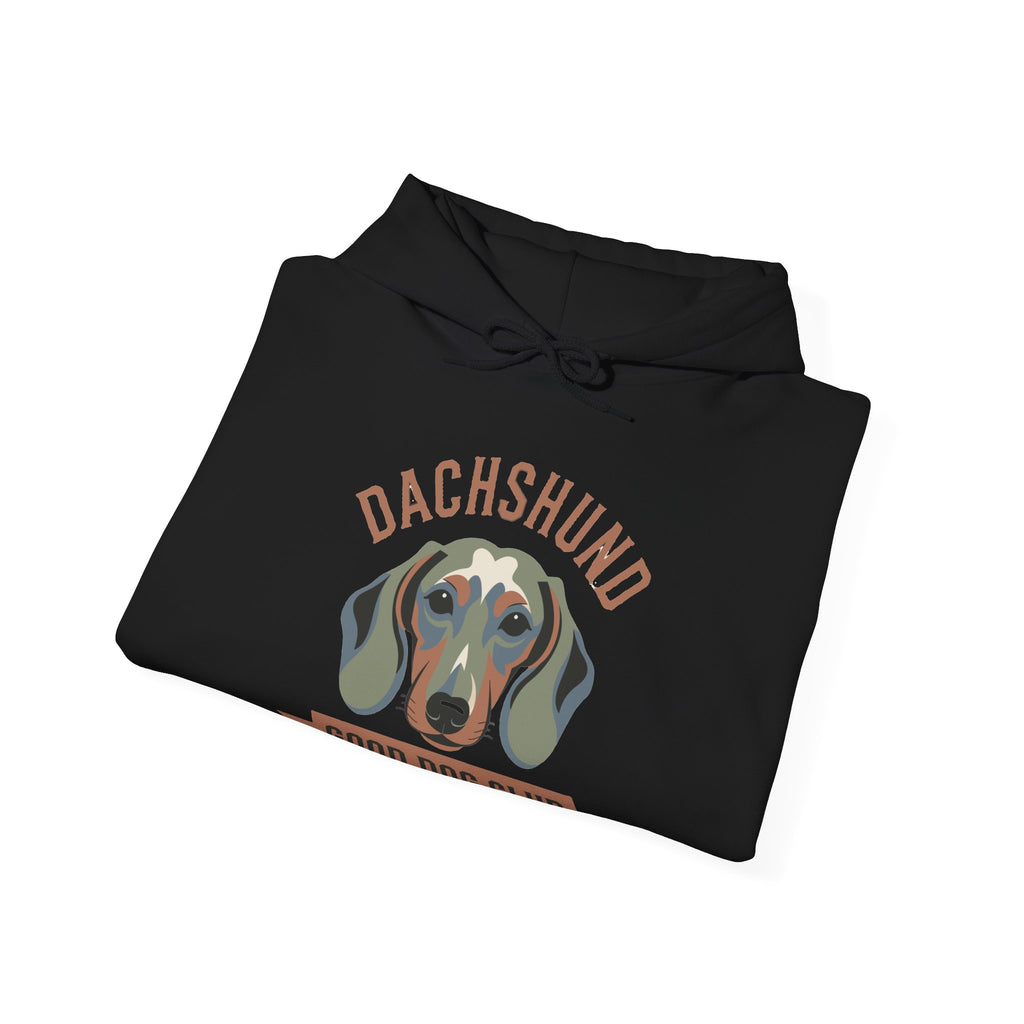 Dachshund 'Good Dog Club' Hoodie — Cute Retro Sausage Dog Sweatshirt