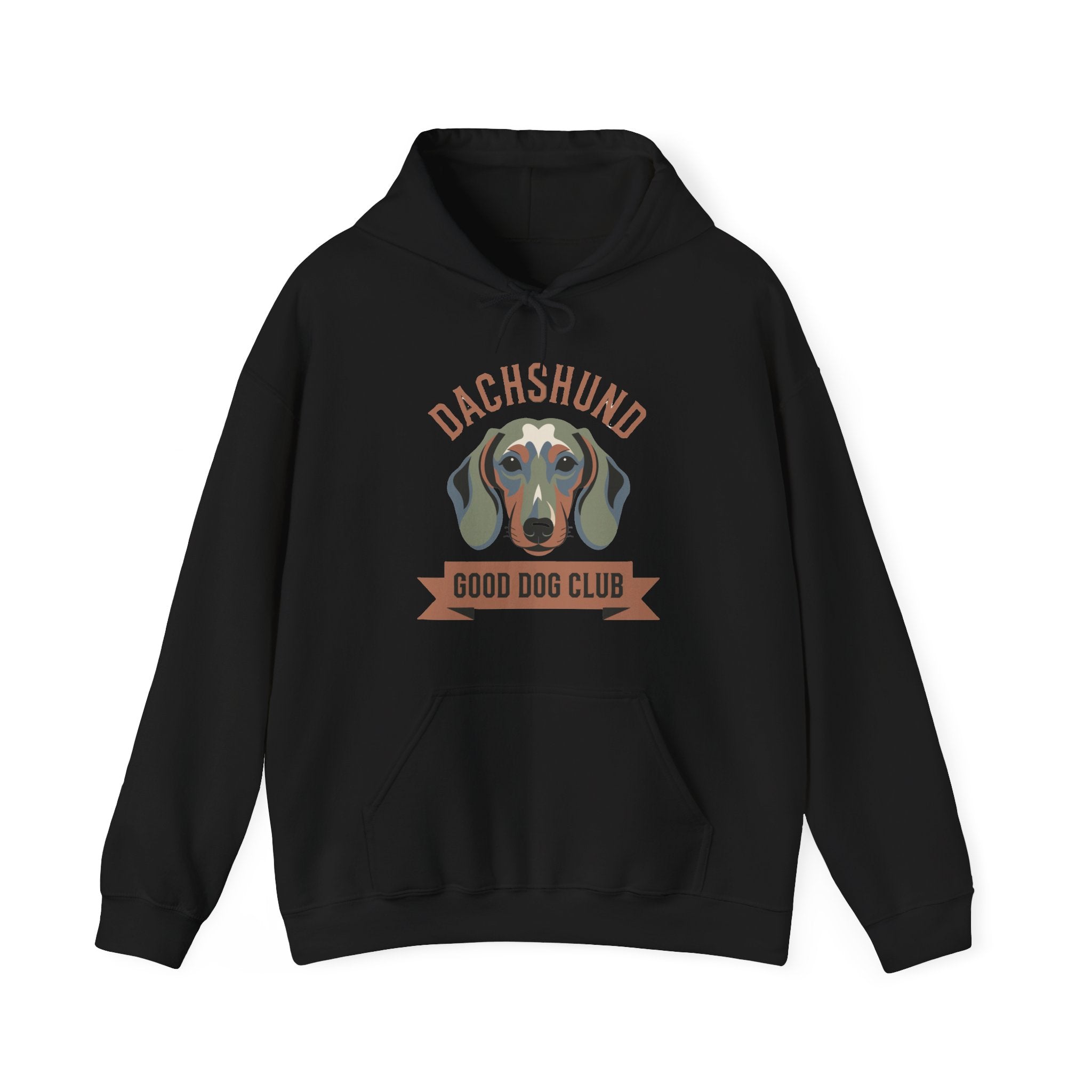 Dachshund 'Good Dog Club' Hoodie — Cute Retro Sausage Dog Sweatshirt