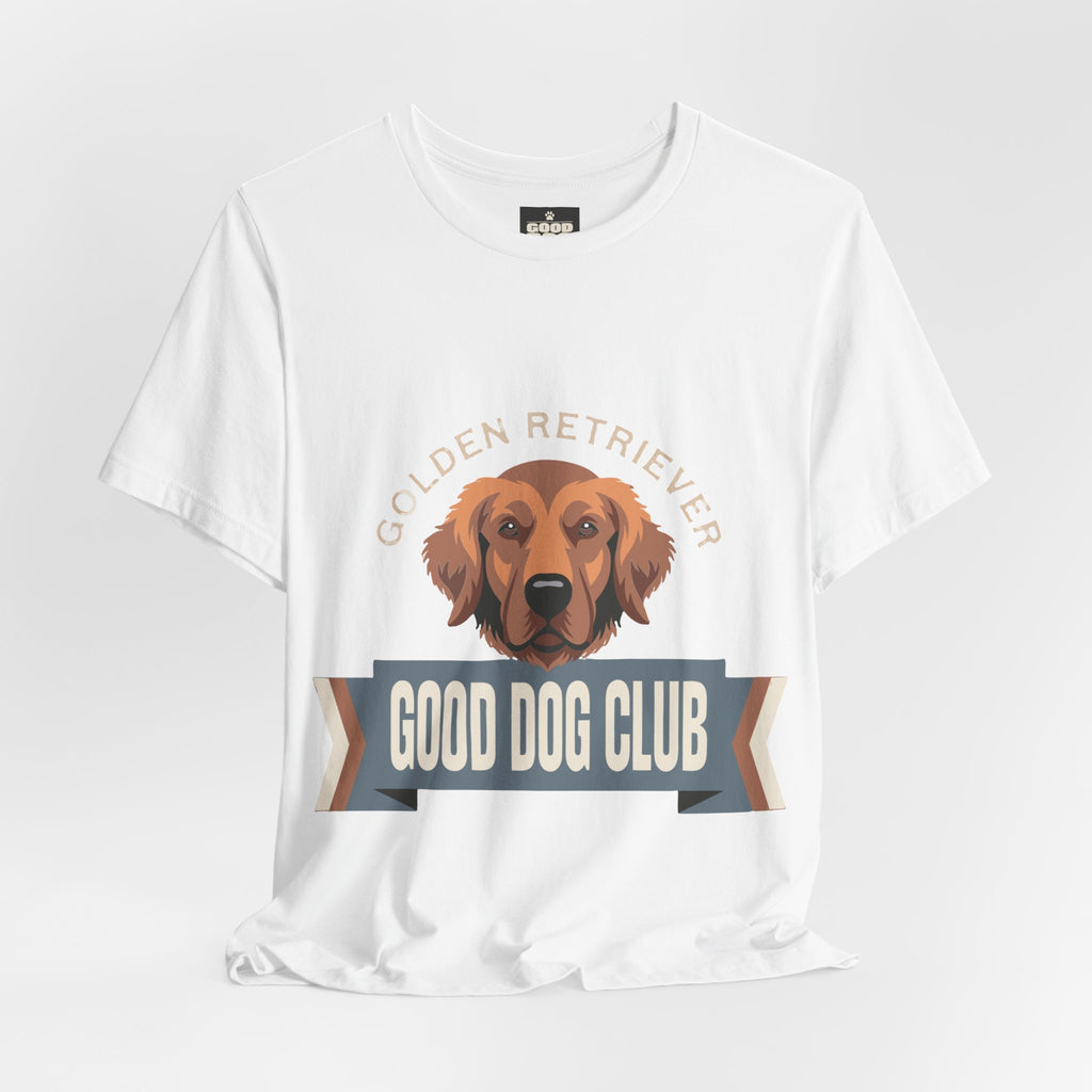 Golden Retriever 'Good Dog Club' T-Shirt — Dog Lover Graphic Tee