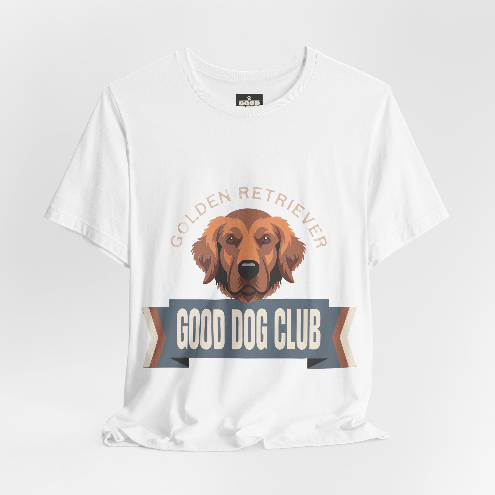 Golden Retriever 'Good Dog Club' T-Shirt — Dog Lover Graphic Tee