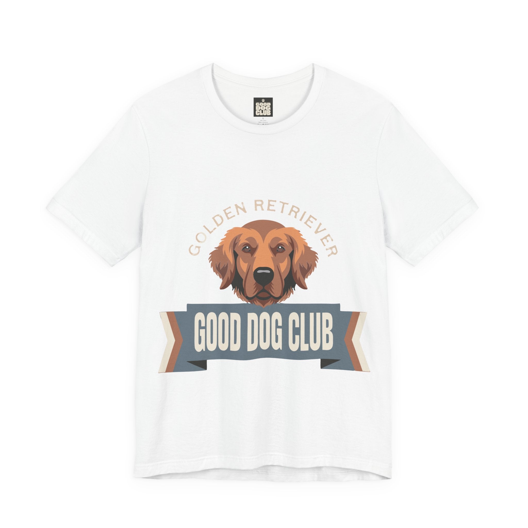 Golden Retriever 'Good Dog Club' T-Shirt — Dog Lover Graphic Tee