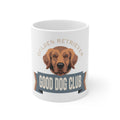 Good Dog Club Golden Retriever Mug — 11oz Coffee Cup for Dog Lovers