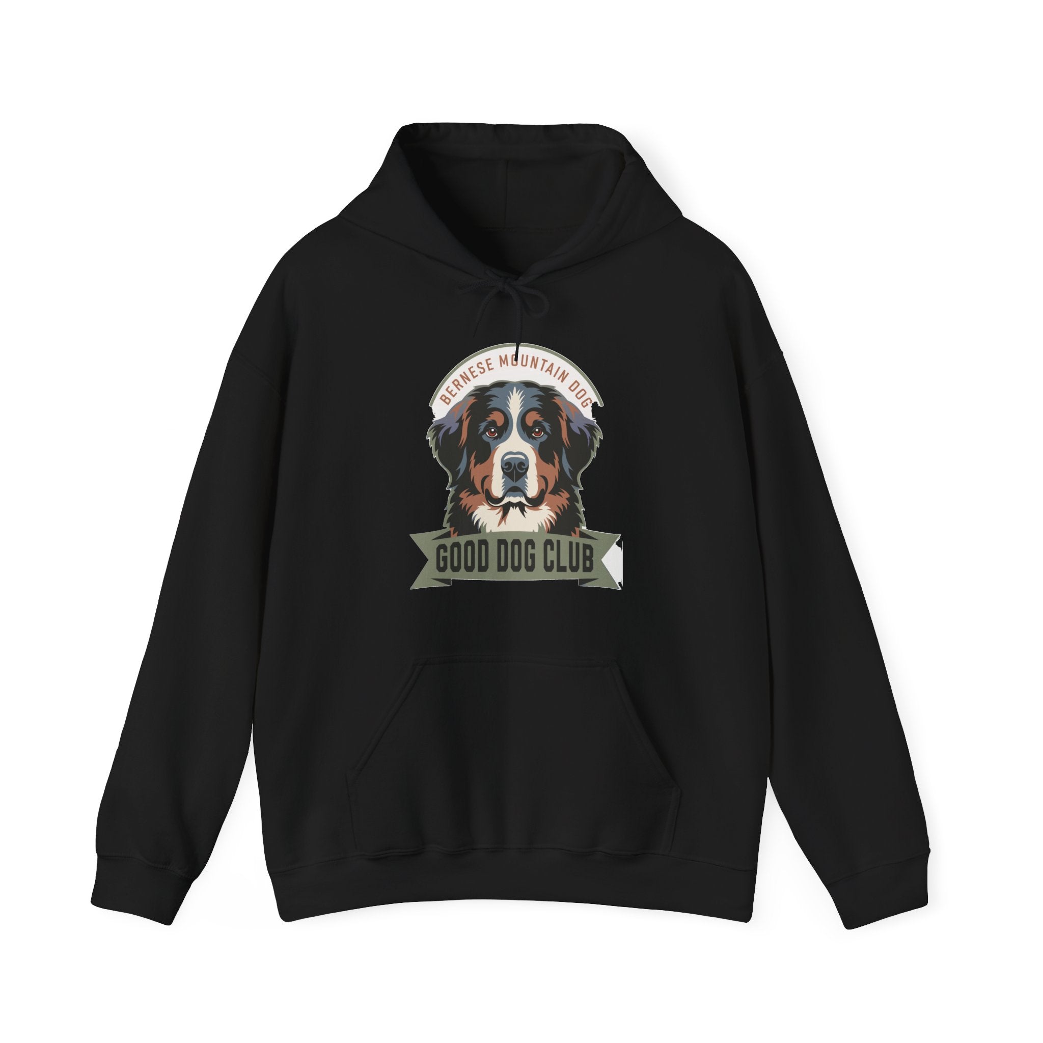 Bernese Mountain Dog 'Good Dog Club' Hoodie - Dog Lover Crewneck