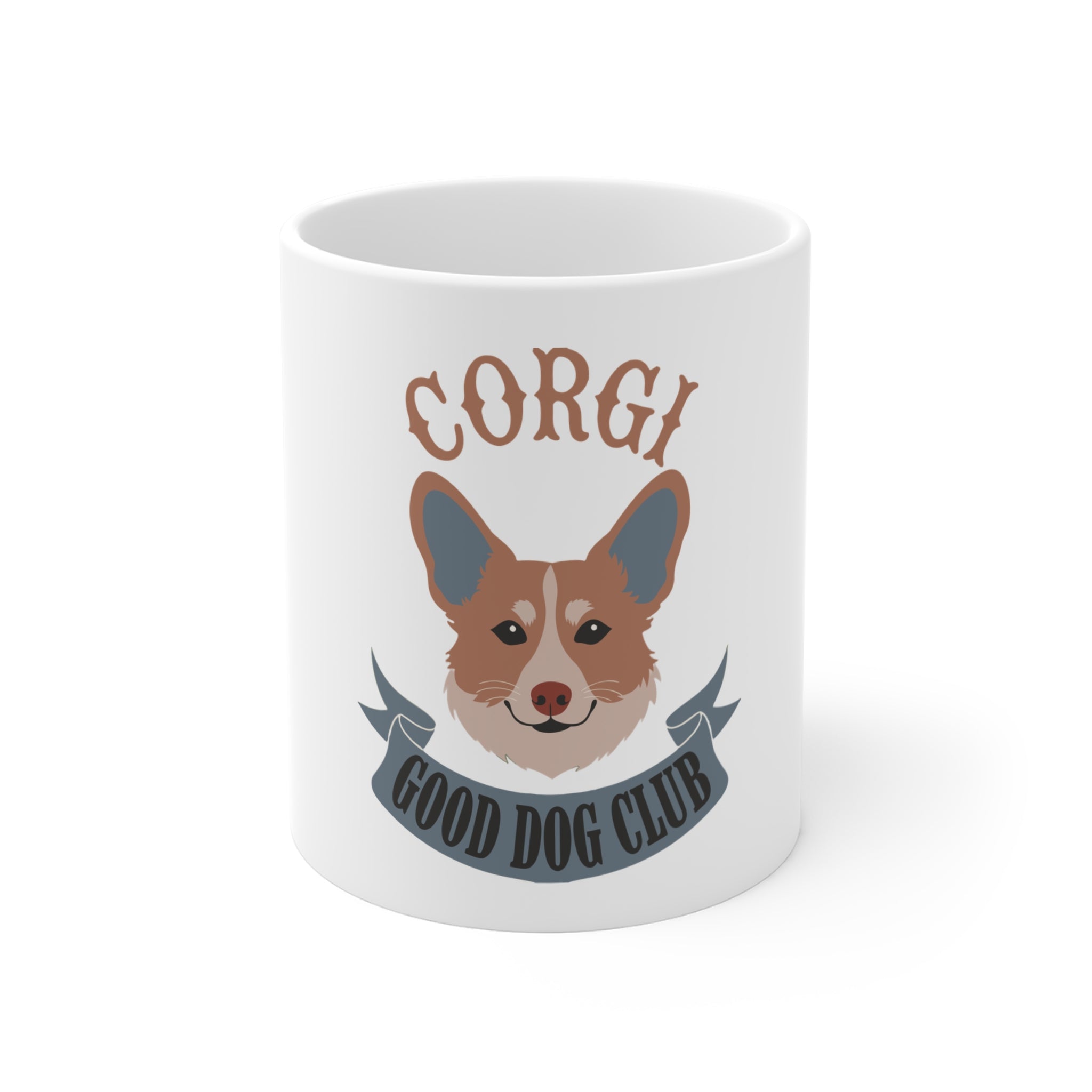 Corgi Good Dog Club Mug — 11oz Cute Dog Lover Coffee Cup