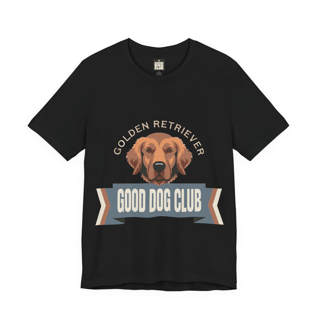 Golden Retriever 'Good Dog Club' T-Shirt — Dog Lover Graphic Tee