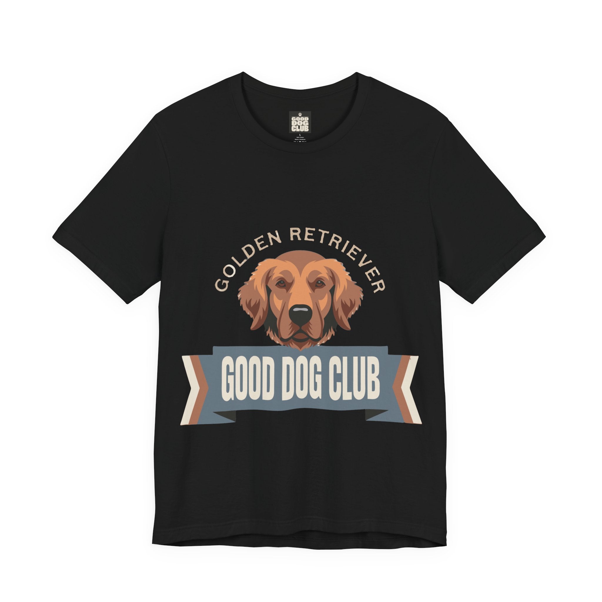 Golden Retriever 'Good Dog Club' T-Shirt — Dog Lover Graphic Tee