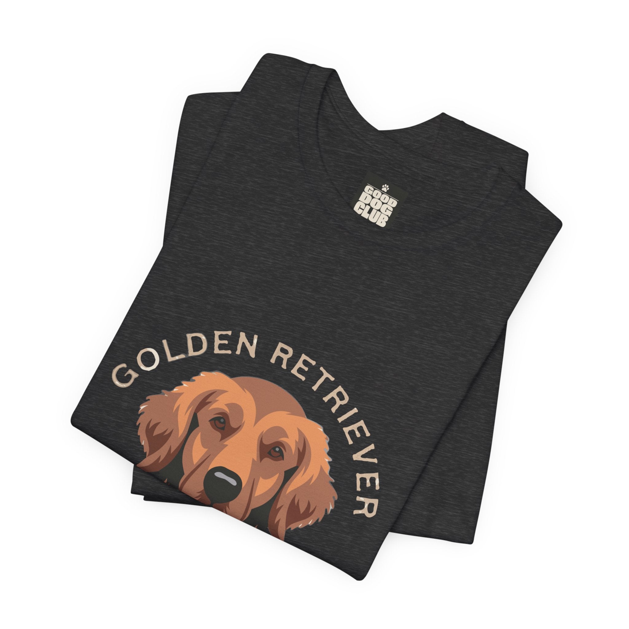 Golden Retriever 'Good Dog Club' T-Shirt — Dog Lover Graphic Tee